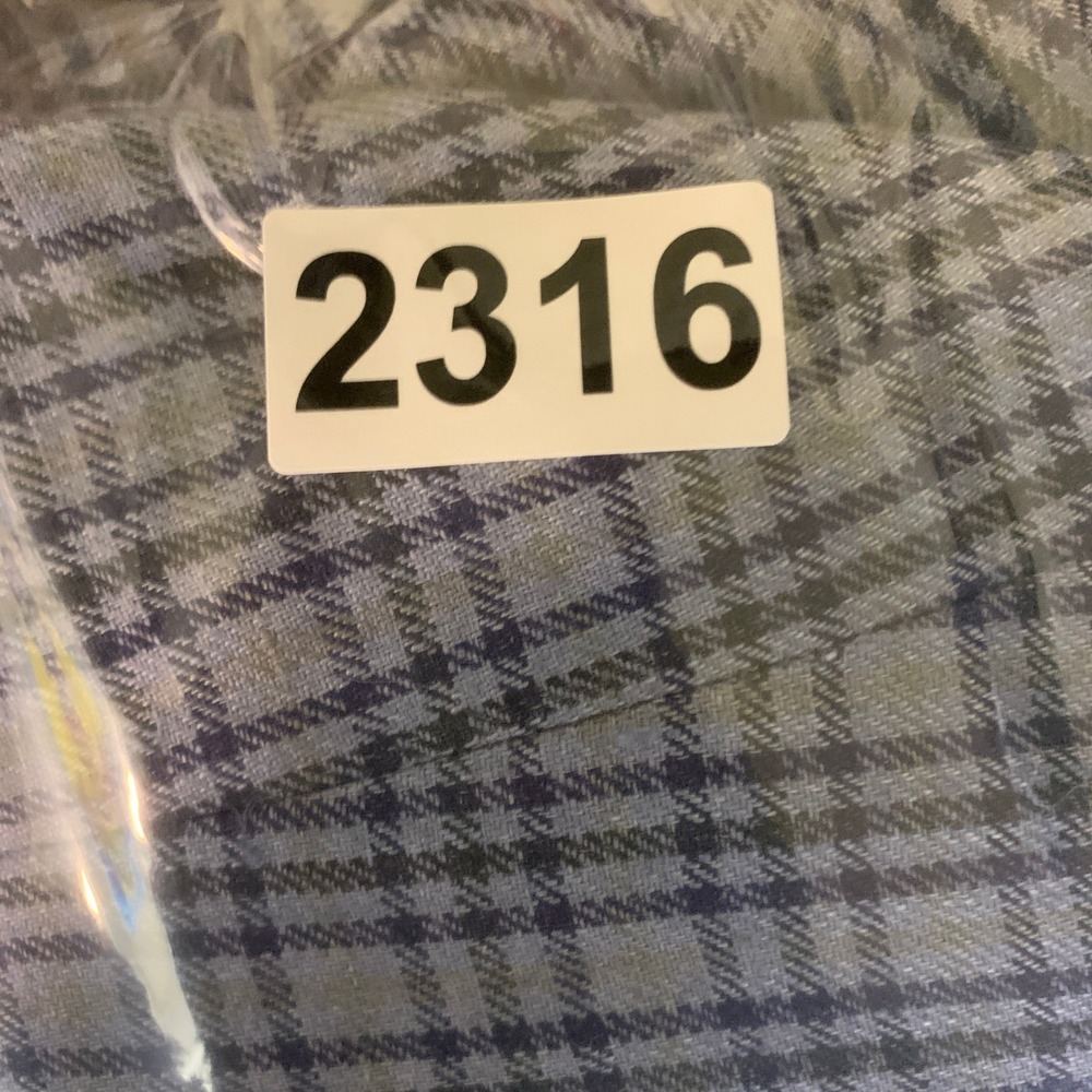 Lauren‎ Ralph Lauren Blazer Mens 44L Blue Plaid Linen Sport Coat 2 Button - Picture 15 of 15